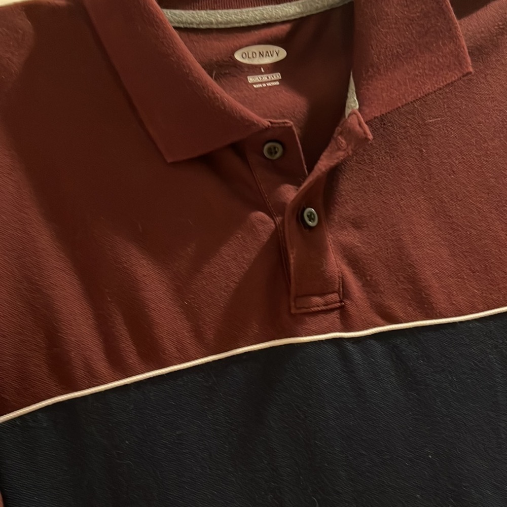 Old Navy men’s polo size L - Picture 2 of 3
